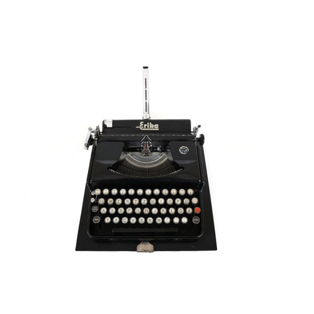 Refreshed Erika Model 5 Tab 1930's Typewriter by Seidel & Naumann, Dresden Germany For Sale - Image 13 of 17