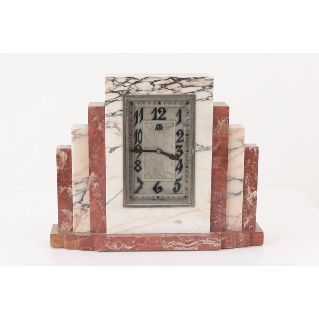 Table clock designer: leon hatot year: around 1925 manufacturer: hatot, paris country: france measurements: h 33 cm, w 43...