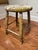 Antique Early American Farmhouse Painted Low Stool For Sale - Image 4 of 12