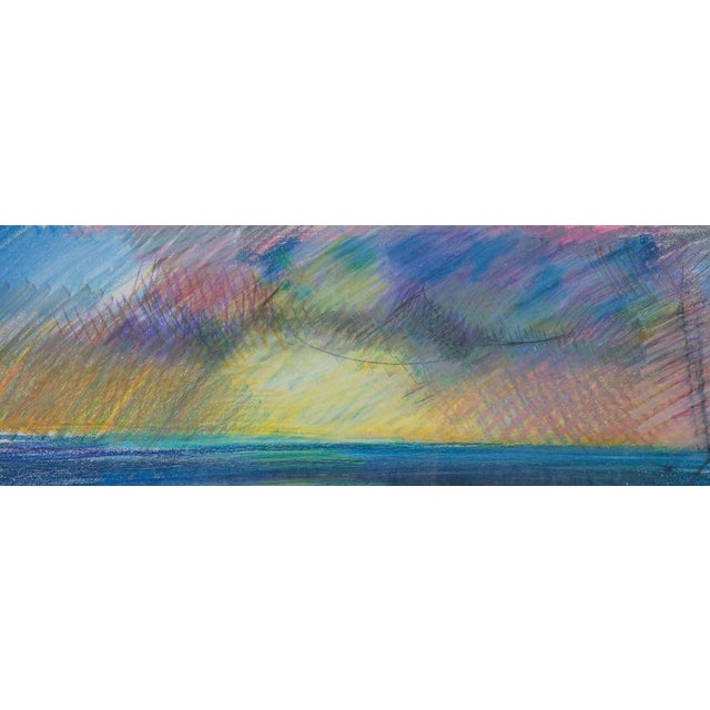Modern Camille Hilaire, Le soir sur la mer, Pastel on Paper For Sale - Image 3 of 6