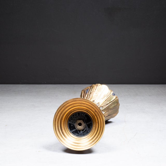 Vintage Brass Badminton Trophy c.1947 For Sale In San Francisco - Image 6 of 7