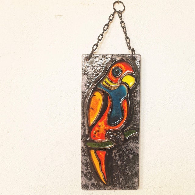 1950s Vintage Ceramic Wall Relief from Carstens Luxus Tönnishof, 1950s For Sale - Image 5 of 5