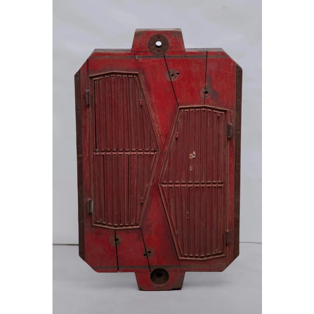 Industrial Vintage French Industrial Wooden Foundry Mold, 1950s For Sale - Image 3 of 7