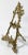 Victorian Substantial Antique Brass Victorian Style Table Easel For Sale - Image 3 of 9