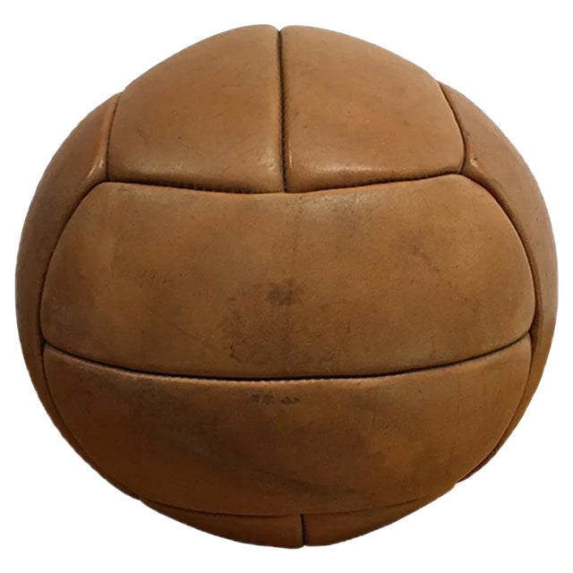 Vintage Leather 3kg Medicine Ball, 1930s For Sale