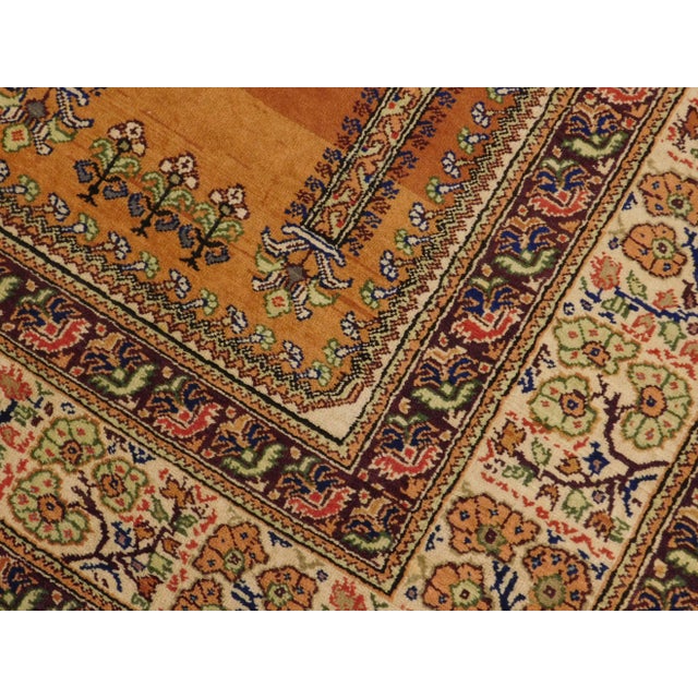Vintage Turkish Prayer Rug- 4'x 5'6" For Sale - Image 11 of 13