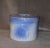 Late 19th Century Late 19th Century Blue and White Stoneware Crock in Daisy Waffle Weave Pattern For Sale - Image 5 of 11