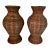 Handmade Rattan Urns Pair For Sale