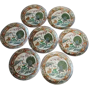 19th Century Chinese Kangxi Style Famille Verte Porcelain Plates - 7 Available
