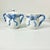1980s Vintage Chippendale Hollywood Regency French Blue Ribbon & Bow Creamer and Covered Sugar Bowl - 2 Piece Set, After Fitz & Floyd For Sale - Image 6 of 13