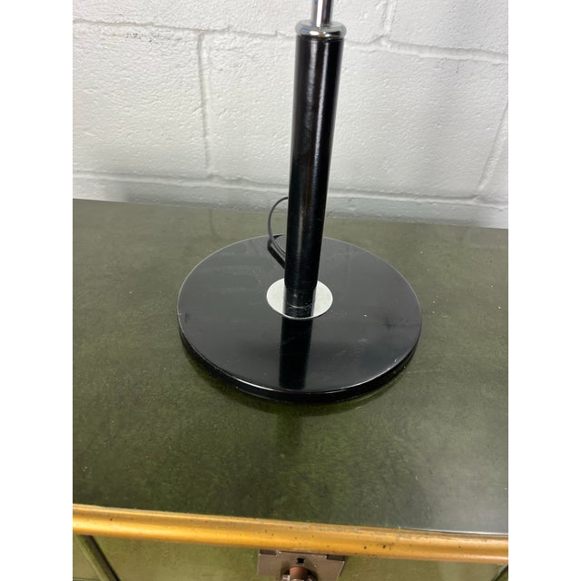 Mid 20th Century Mid 20th Century Mid-Century Modern Ikea Table Lamp With Glass Shade and Chrome Base For Sale - Image 5 of 8