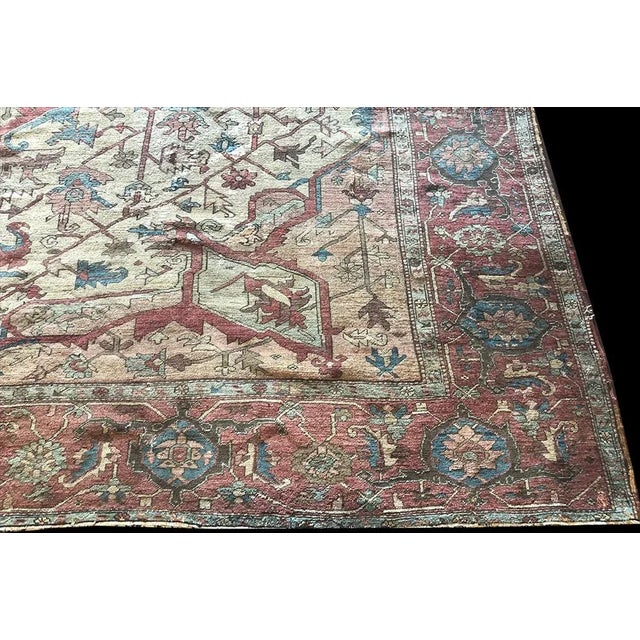 Antique Serapi Rug For Sale - Image 10 of 13