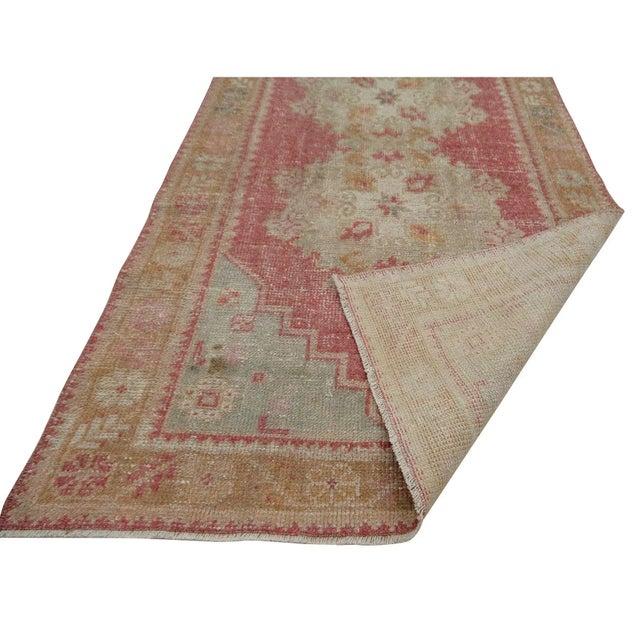 Mid 20th Century Mid 20th Century Vintage Turkish Runner-3′3″ × 9′2″ For Sale - Image 5 of 7