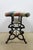 Antique Victorian Spanish Revival Cast Iron Piano Vanity Bench Stool 24" For Sale - Image 4 of 13