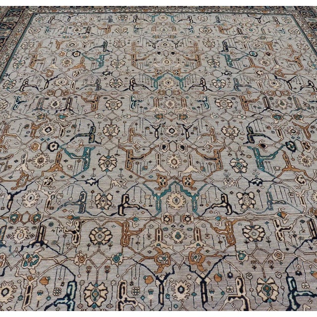2010s Finely Made Modern Large Bidjar Rug by Keivan Woven Arts 11'10 X 17'9 For Sale - Image 5 of 12