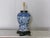Modern Antique Delft Blue and White Porcelain Vase Made into Modern US Wired Table Lamp For Sale - Image 3 of 5
