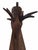 Large Antique Early 20th Century Oak Wood Stag Head Harp For Sale - Image 9 of 13