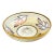 Mid Century Glass Leaf Bowl For Sale