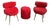 Moumoute Chairs and Ottoman from PELFRAN, France, Set of 3 For Sale