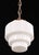 Vintage Art Deco Scalloped Enclosed Pendant Light For Sale - Image 4 of 8