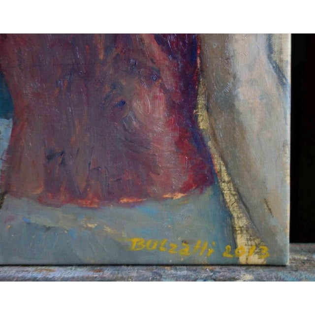 Carità is an original painting realized by the Italian contemporary artist Aurelio Bulzatti in 2013. Original oil on...