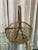 1950s French Brass Woven Basket, Pair For Sale - Image 5 of 9