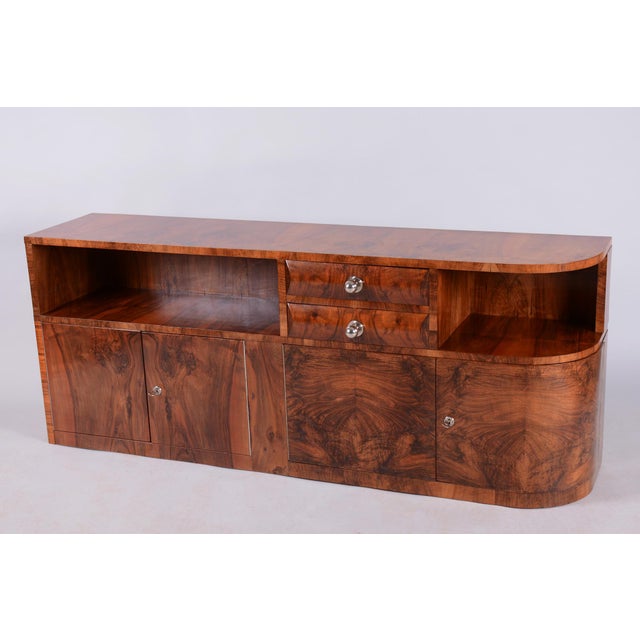 Art Deco Buffet in Walnut and Chrome, 1920s For Sale - Image 14 of 14