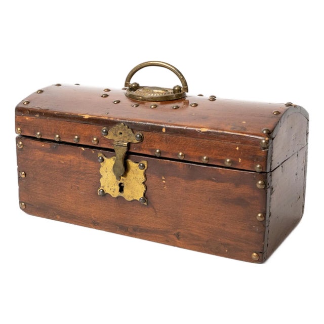 Antique Victorian Tabletop Jewelry Box For Sale