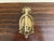 Brass Vintage Cast Brass Pineapple Door Knocker With Aged Patina For Sale - Image 8 of 8