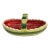 Vintage Ceramic Oval Watermelon Serving Bowl With Handle For Sale