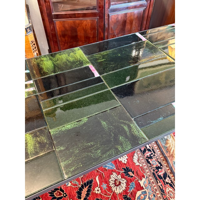 Marella Ferrera for Paola Lenti Sciara Lava Stone Tile Dining Table For Sale - Image 11 of 15