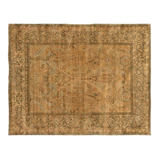 Authentic Early 20th Century Persian Kirman Botanic Carpet For Sale