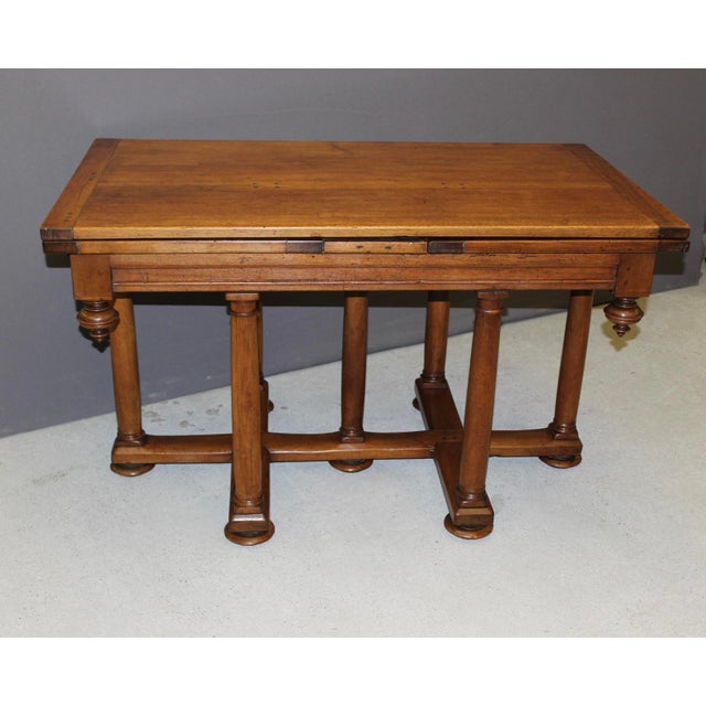 Wood Late 17th Century Renaissance Lorraine Cross Table For Sale - Image 7 of 18