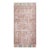 1970s Vintage Turkish Handmade Wool Cotton Pink Area Rug For Sale