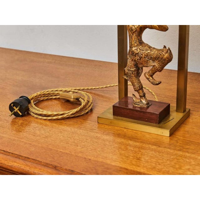 Vintage Shiva Table Lamp, Thailand For Sale - Image 11 of 11