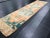 Shabby Chic Turkish Oushak Peach and Teal Pastel Handmade Runner Rug - 2′9″ × 11′7″ For Sale - Image 3 of 11