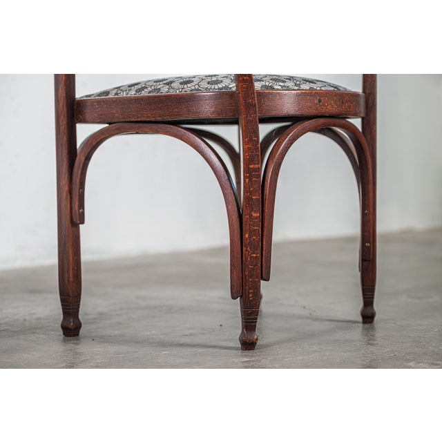 No. 715 Armchairs by Gustav Siegel for Jacob & Josef Kohn, Vienna, Austria, 1905, Set of 2 For Sale - Image 16 of 18
