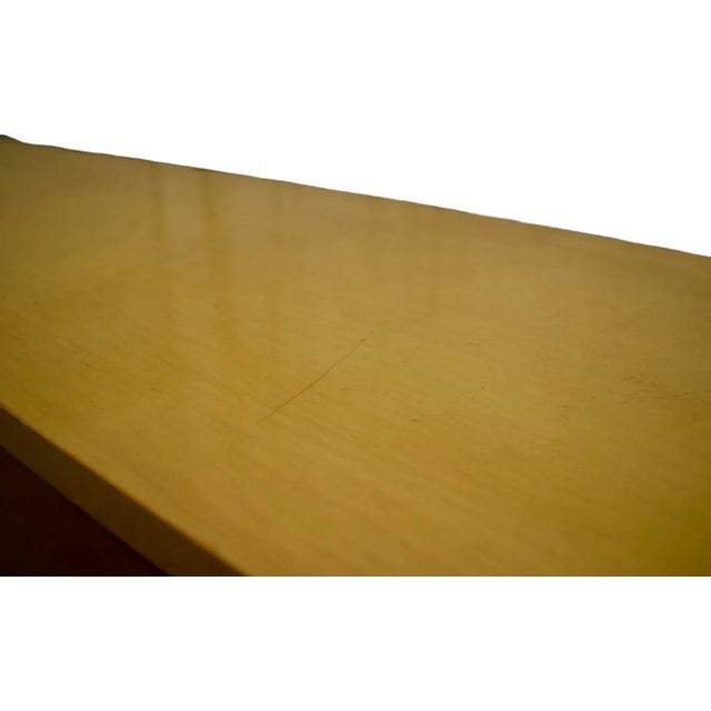 Mid Century Modern Wall Unit / Double Credenza + Mirrored Bar + Lights, C. 1960’s For Sale - Image 12 of 14