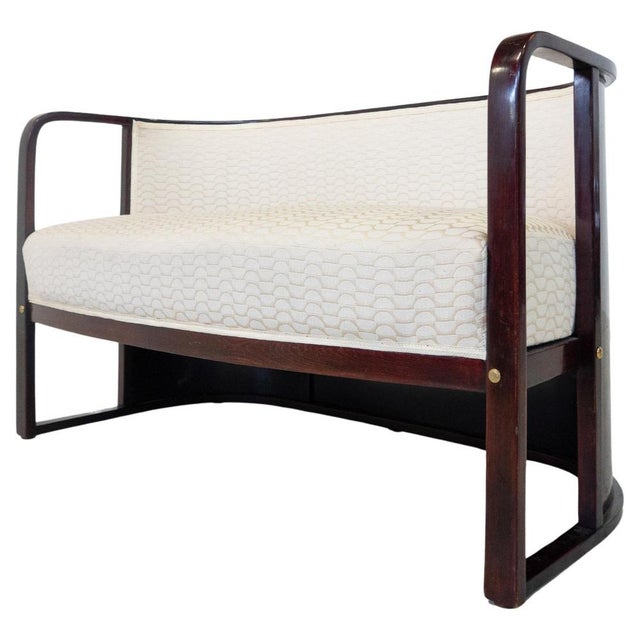Sofa attributed to Josef Hoffman for J & J Kohn, Vienna, Austria, 1900s For Sale - Image 10 of 10