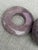 Vintage Purple Hand Carved Alabaster Egg and Stand Italy For Sale - Image 12 of 16