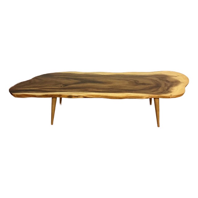 Live Edge Koa Wood Coffee Table For Sale