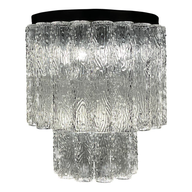 Murano Chandelier Tronchi by Venini, Italy, 1960s For Sale