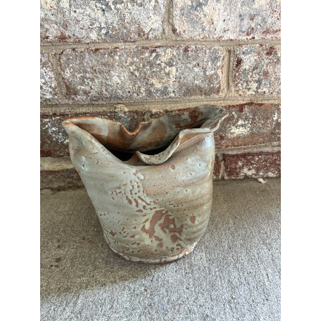 Ceramic Vintage Studio Pottery Vessel For Sale - Image 7 of 13