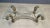Vintage Brass and Glass Flower Coffee Table, 1970s For Sale - Image 9 of 10