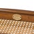 Michael Taylor for Baker Far East Collection Mid Century Cane and Mahogany Stool For Sale - Image 10 of 10