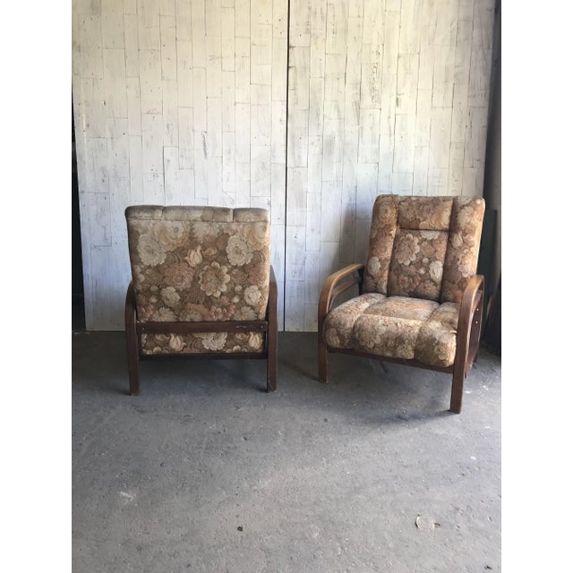Set of Vintage Art Deco Armchairs, 1930s For Sale - Image 4 of 11