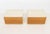 Poltrona Frau Poltrona Frau Leather Wrapped End Tables, Pair For Sale - Image 4 of 8
