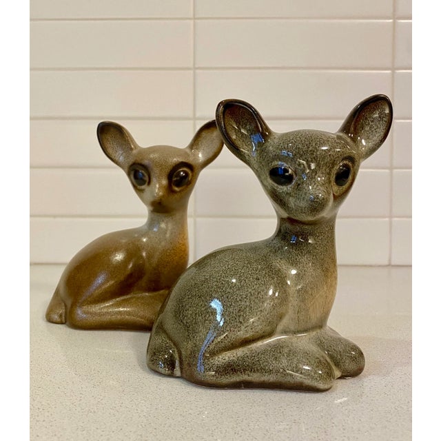 Vintage Late 20th Century Howard Pierce Porcelain Deer - A Pair For Sale - Image 13 of 13