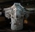 Light Gray Antique Zinc Column Capital For Sale - Image 8 of 11