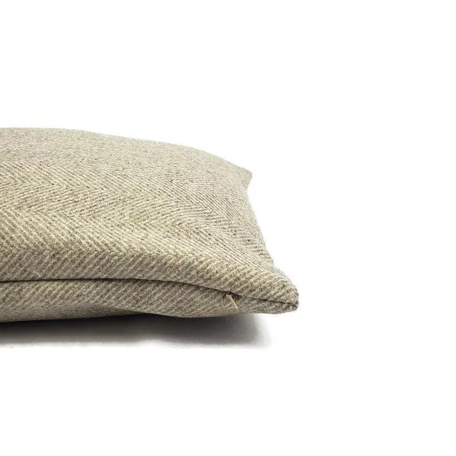 Contemporary Travers Hornbuckle in Pebble Lumbar Pillow Cover For Sale - Image 3 of 6